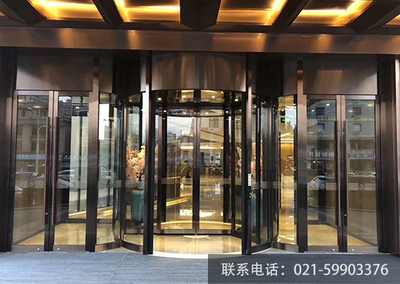 钛合金旋转门